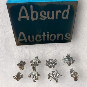 Silver Animal Shaped Pearl Cage Pendants and 20 or 24 inch necklaces.
